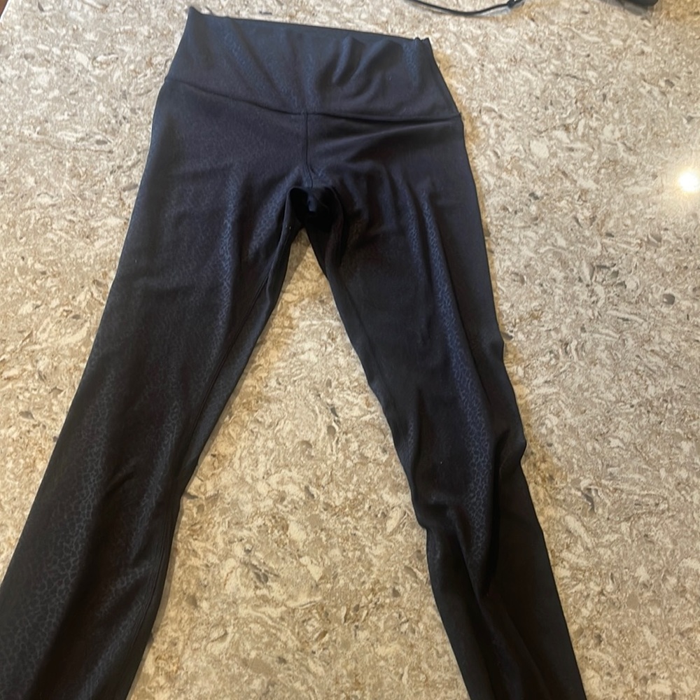 Lululemon black print leggings